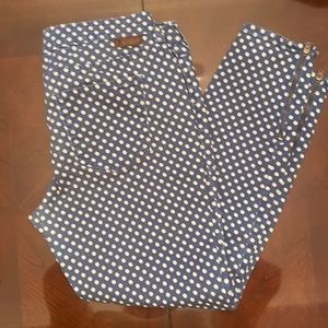 Boden, polka dot, skinny pants 8P